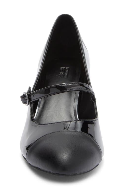 Nordstrom Rack Jackie Cap Toe Mary Jane Pump In Black