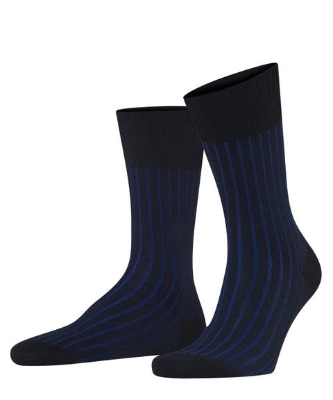 Shadow Striped Dress Socks (Men)