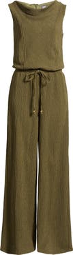 Vince Camuto Textured Knit Jumpsuit