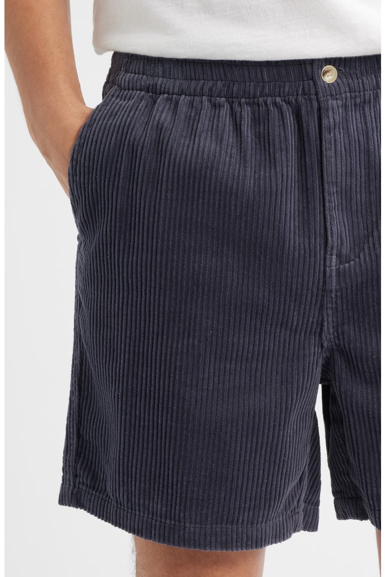 Capitan Corduroy Beach Shorts, Alternate, color, DARK CHARCOAL