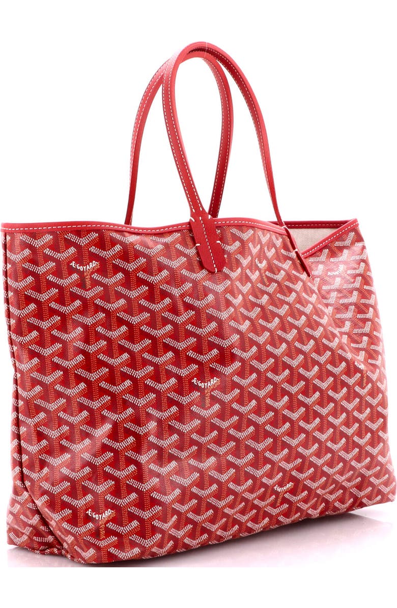 Pre-Owned Goyard Saint Louis Tote Coated Canvas PM, Alternate, color, Red