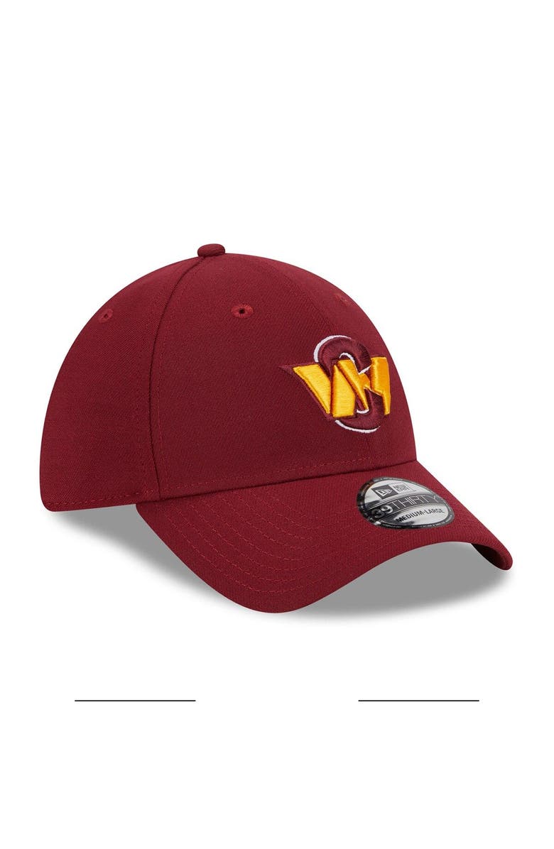 New Era Men's New Era Burgundy Washington Commanders City Originals 39THIRTY Flex Hat, Alternate, color, Burgundy