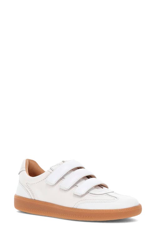 Frye Milly 3 Strap Low Top Sneaker In White