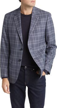 DANIEL HECHTER Plaid Wool Blazer