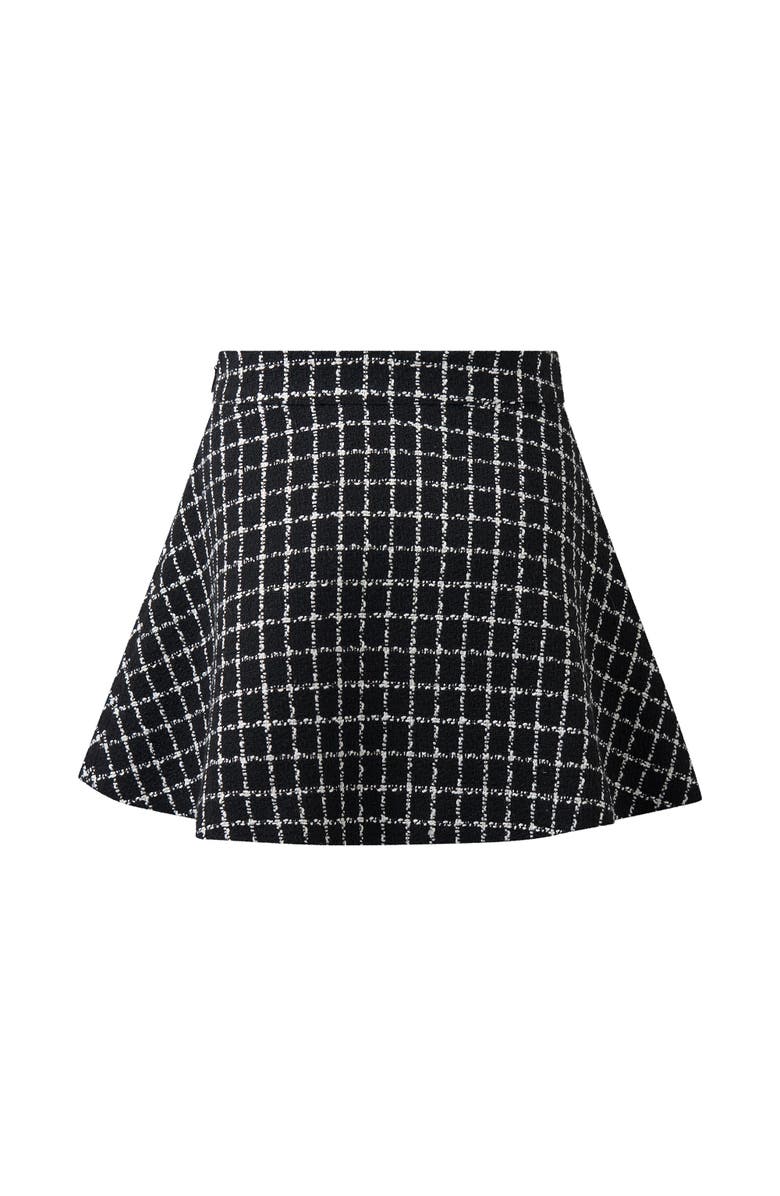 Rachel Riley Check Tweed Jacket & Skirt Set, Alternate, color, Black