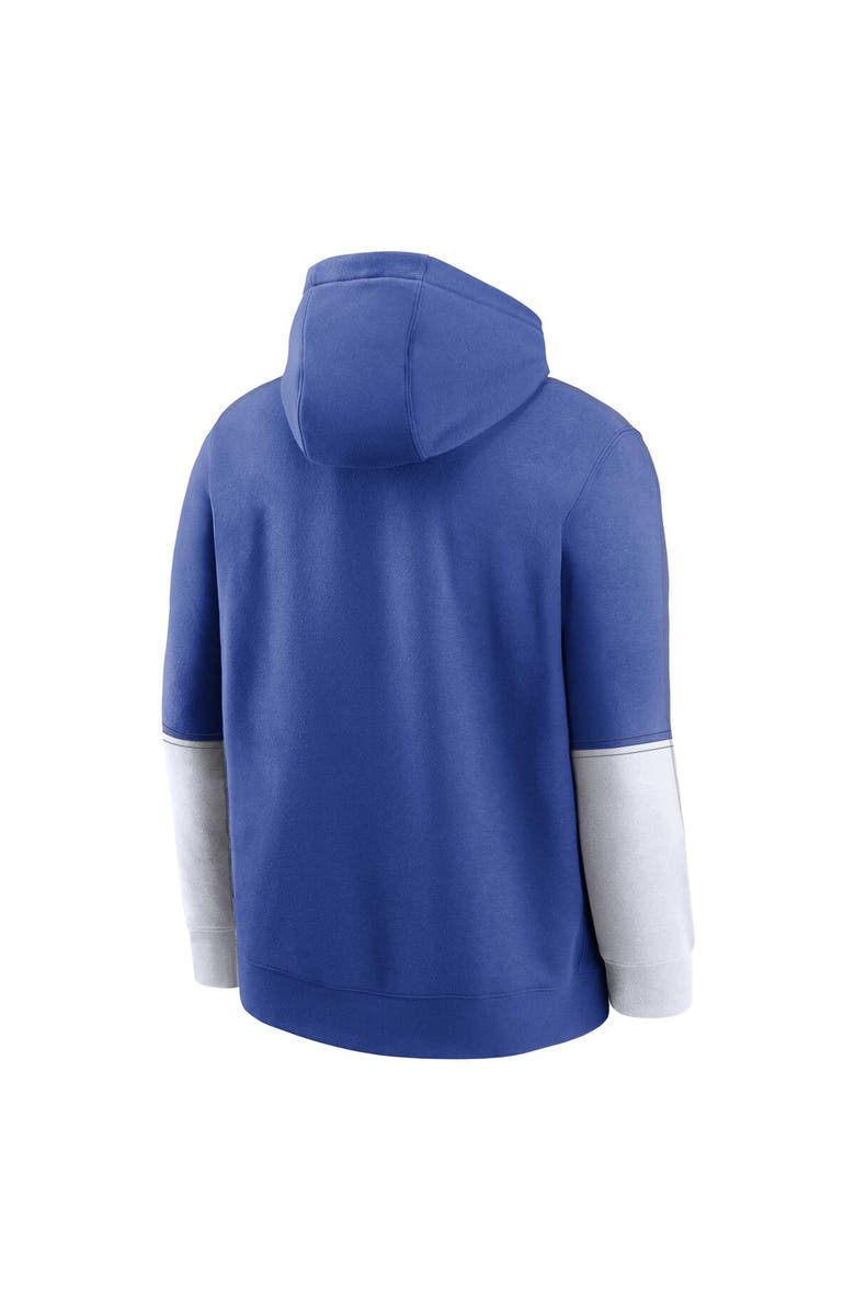 Nike Men's Nike Royal Air Force Falcons 2024 Sideline Club Fleece Pullover Hoodie, Alternate, color, Royal