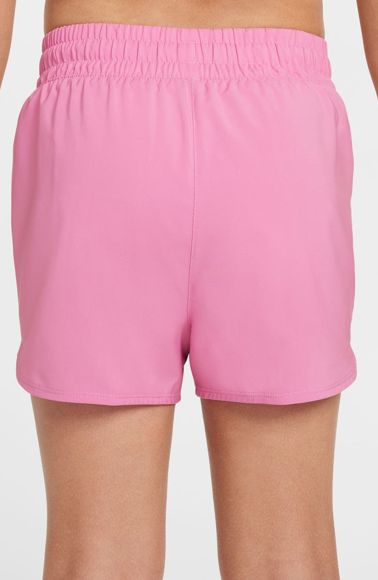 Nike Kids' Dri-FIT One Training Shorts, Alternate, color, Magic Flamingo/ White