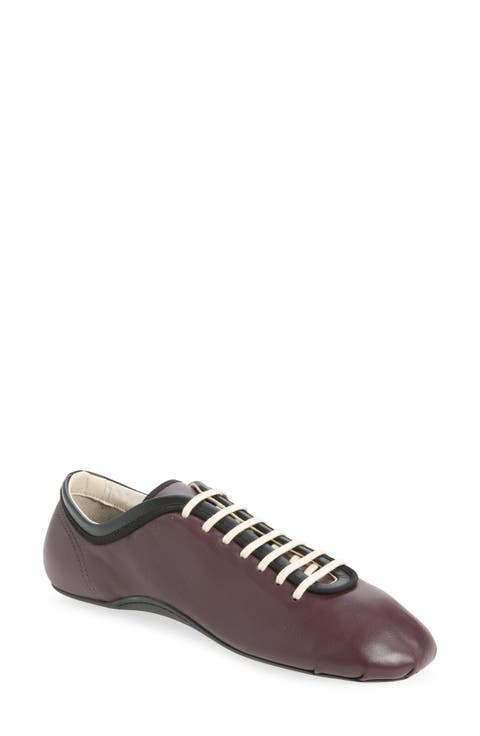Leather Ballerina Sneaker