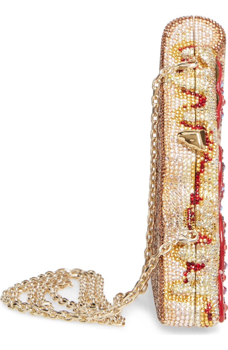 JUDITH LEIBER COUTURE Judith Leiber Crystal Pizza Bag, Alternate, color,