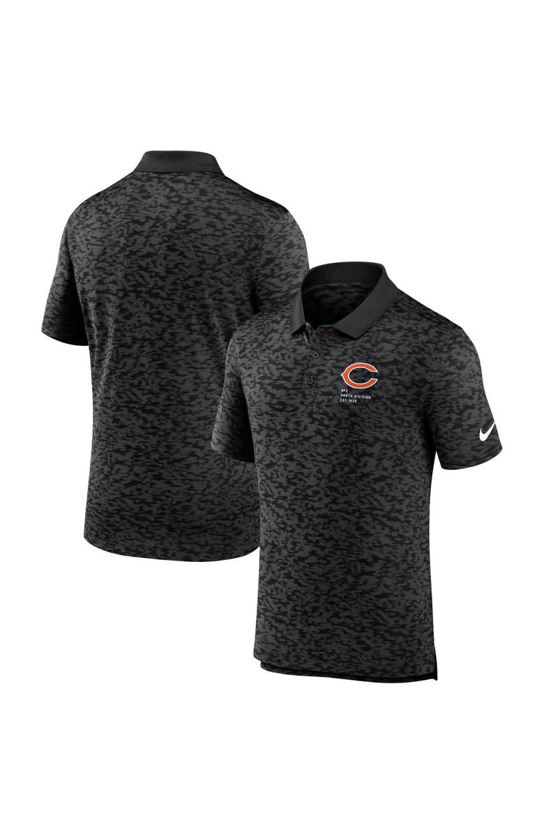Nike Men's Nike Black Chicago Bears Pique Fashion Performance Polo, Main, color, Black