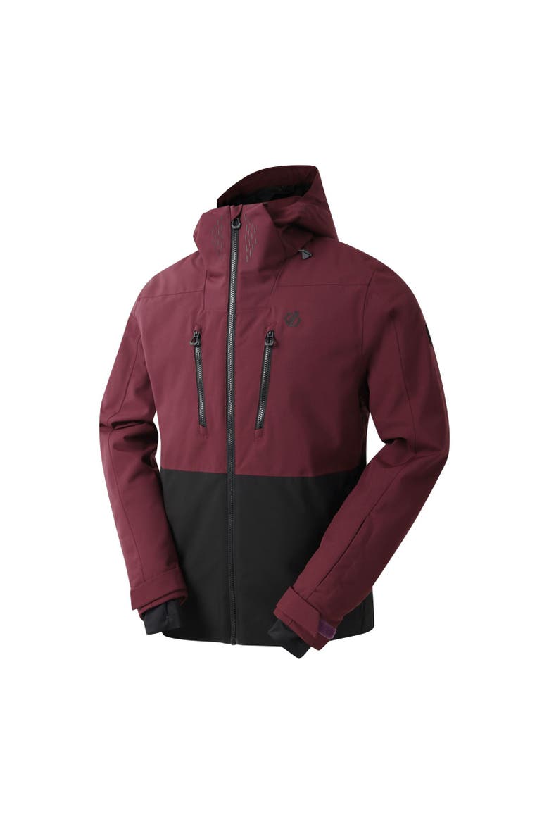 Baseplate Iii Ski Jacket, Alternate, color, Black and Fig