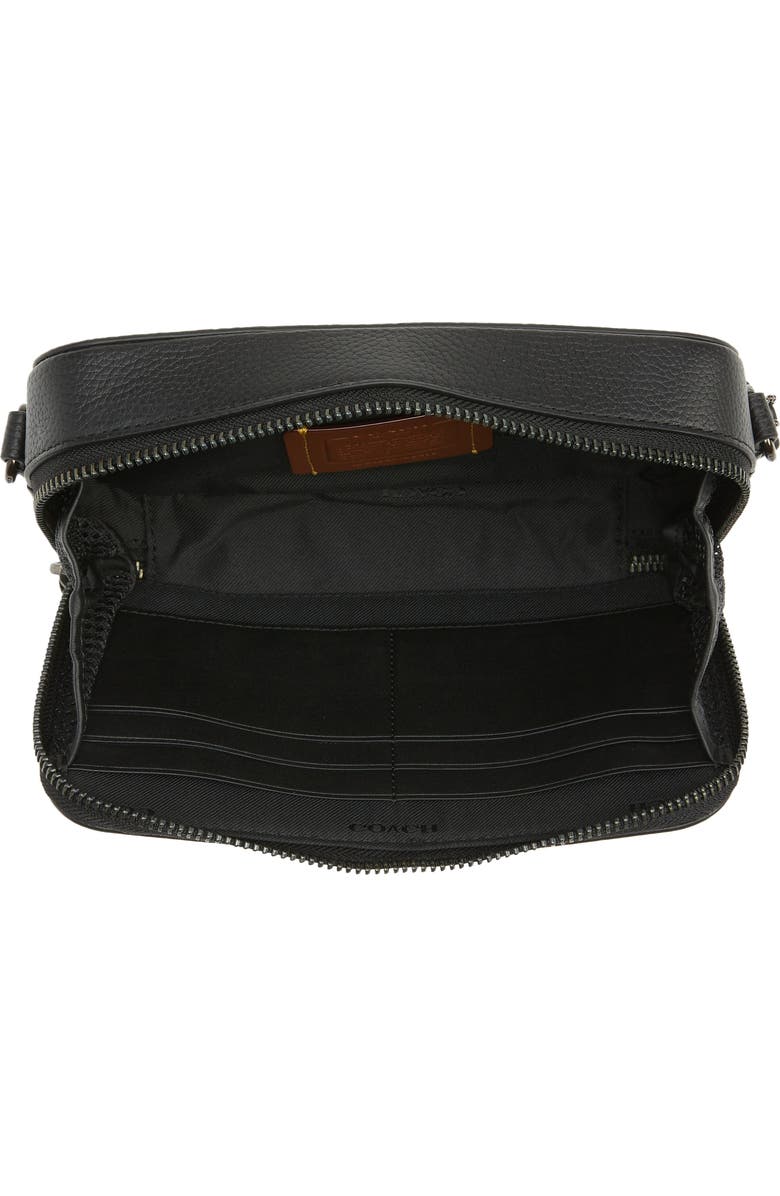 COACH Charter Slim Pebble Leather Crossbody Bag, Alternate, color,