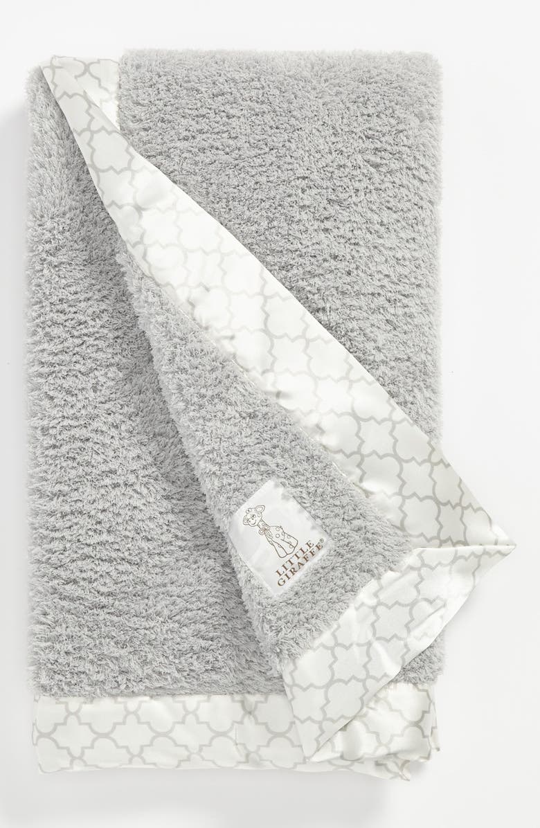 Little Giraffe Chenille Blanket, Main, color, 