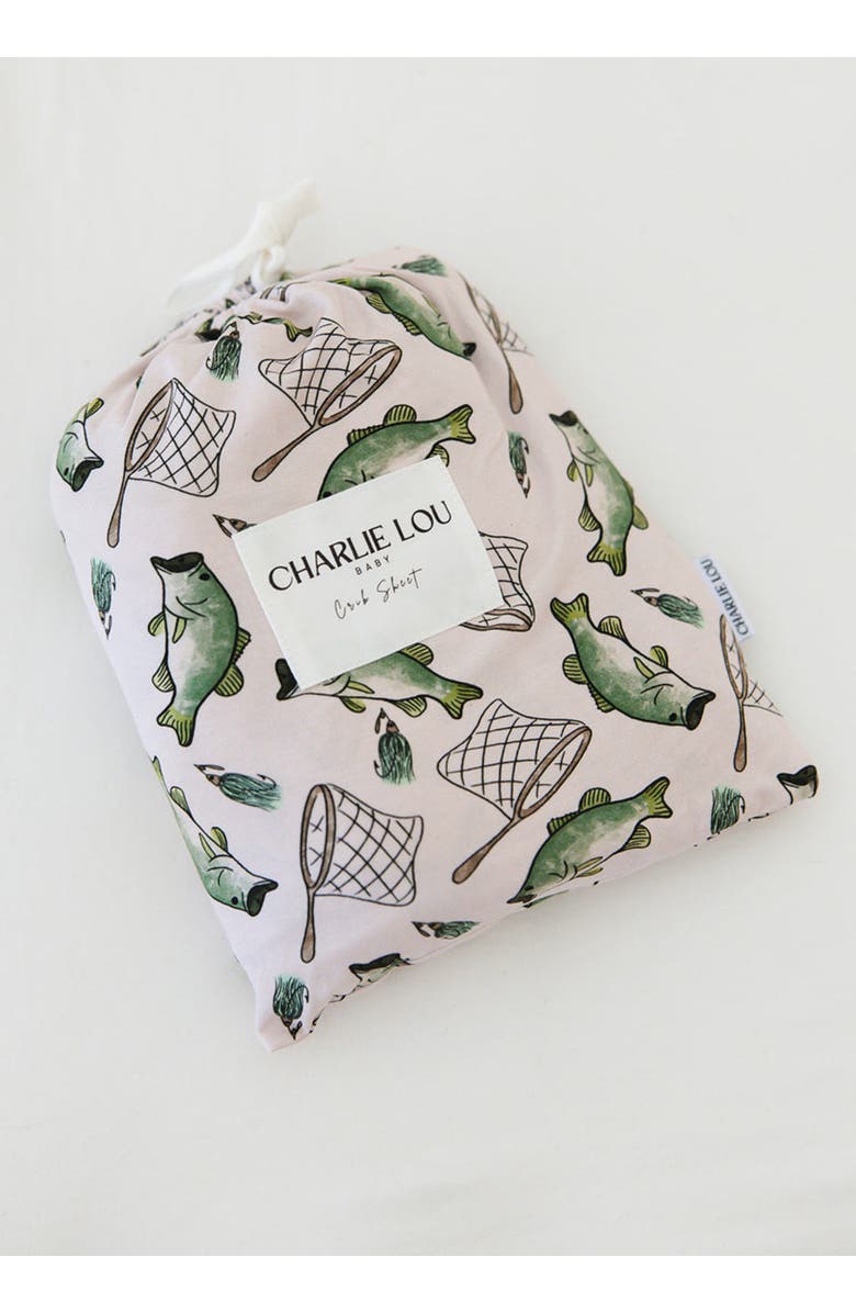 Charlie Lou Baby<sup>®</sup> Crib Sheet, Alternate, color, Green