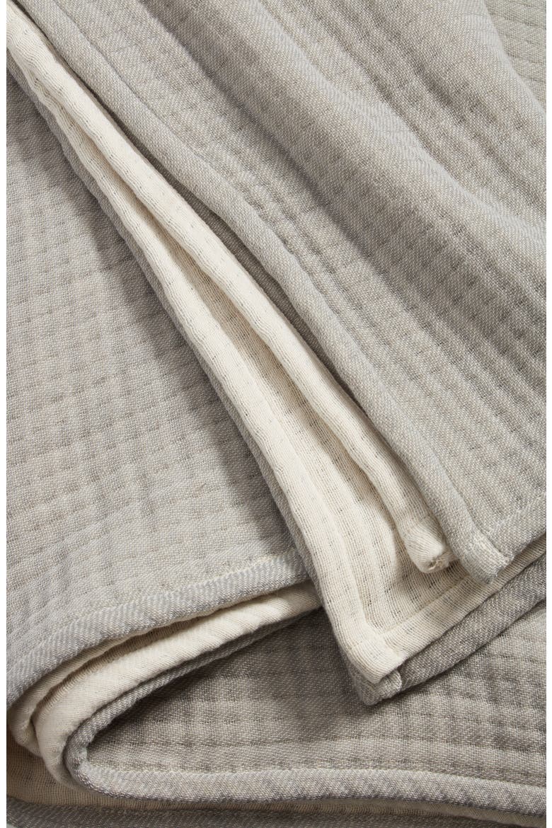 Colorblock Cotton Throw Blanket, Alternate, color, GREY GRIFFIN MULTI