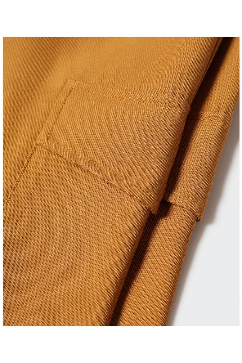 Flowy Cargo Pants, Alternate, color, OCHRE