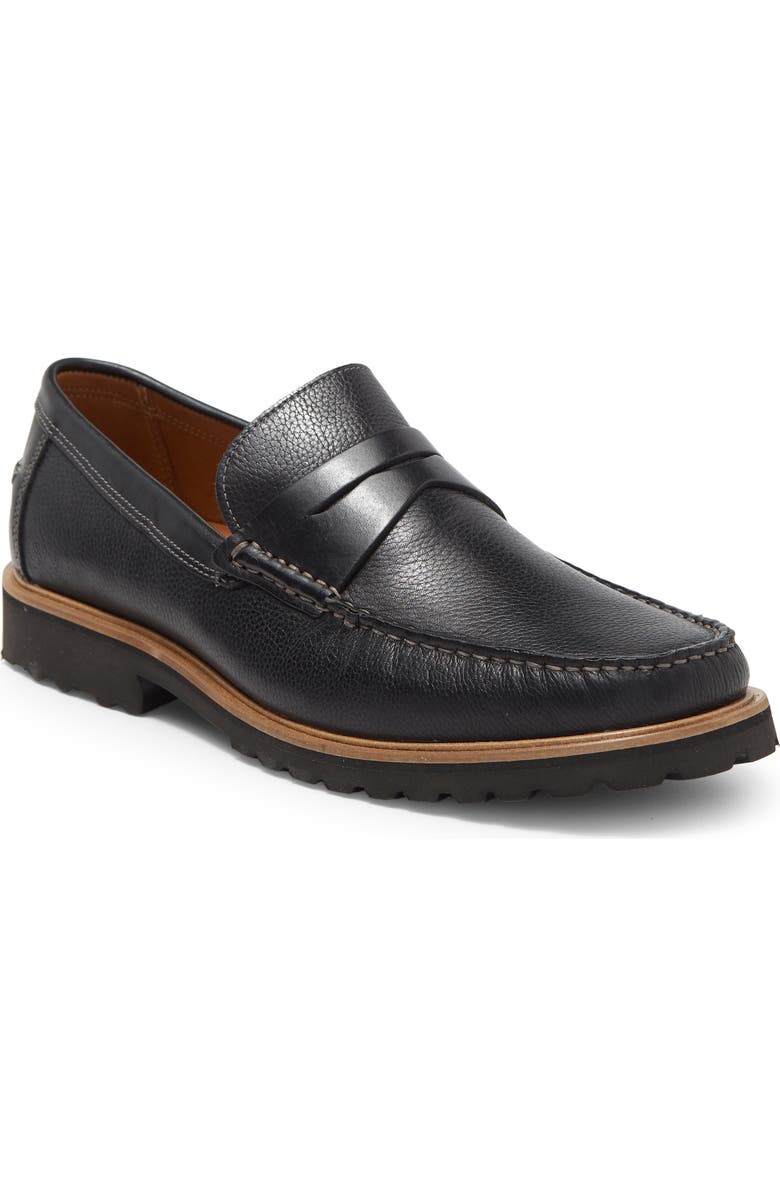 Donald Pliner Joetc Penny Loafer, Main, color, Black