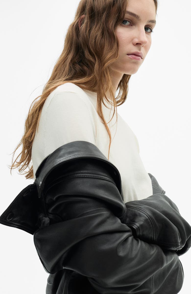 MANGO Jersey Long Sleeve Sweater, Alternate, color,