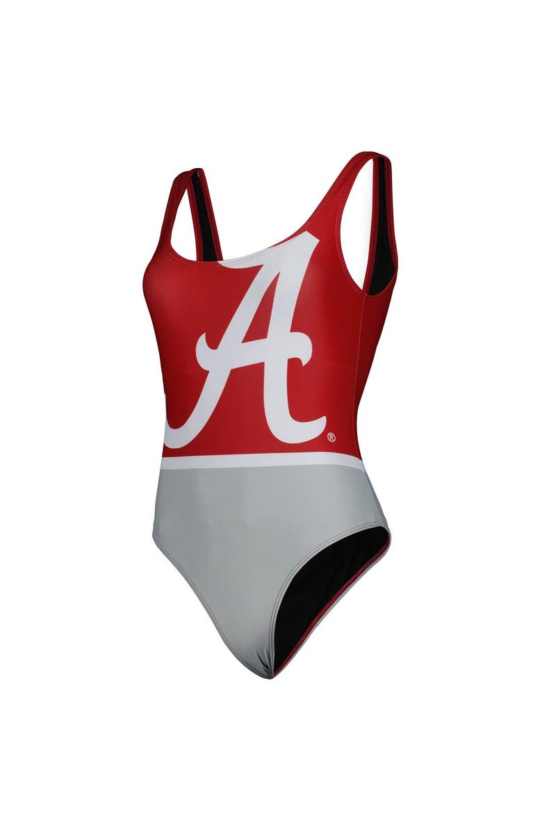 FOCO Women's FOCO Crimson Alabama Crimson Tide One-Piece Bathing Suit, Alternate, color,