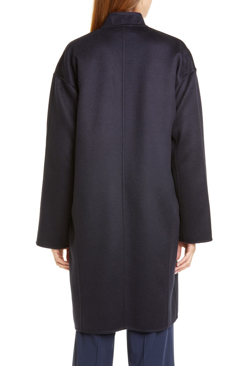 Mansur Gavriel Stand Collar Double Face Cashmere Coat, Alternate, color, 