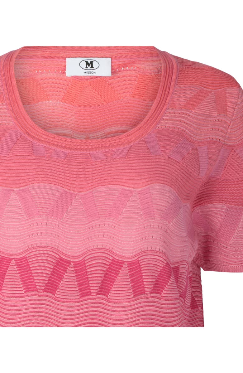M Missoni Maglia Rib Top, Alternate, color, Degrade Fuchsia Tones