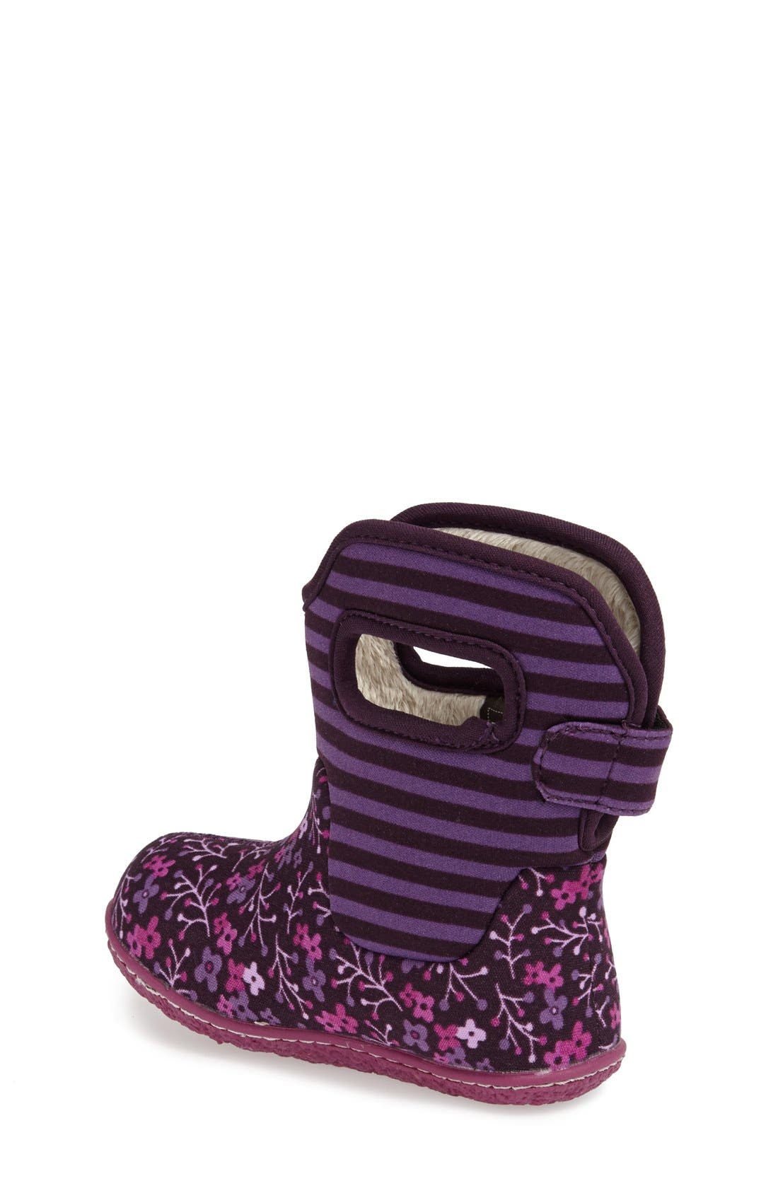 'Baby Bogs' Waterproof Rain Boot, Alternate, color, PLUM