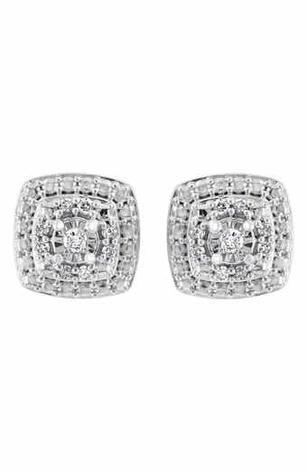 EFFY Sterling Silver Diamond Earrings - 0.10 ctw