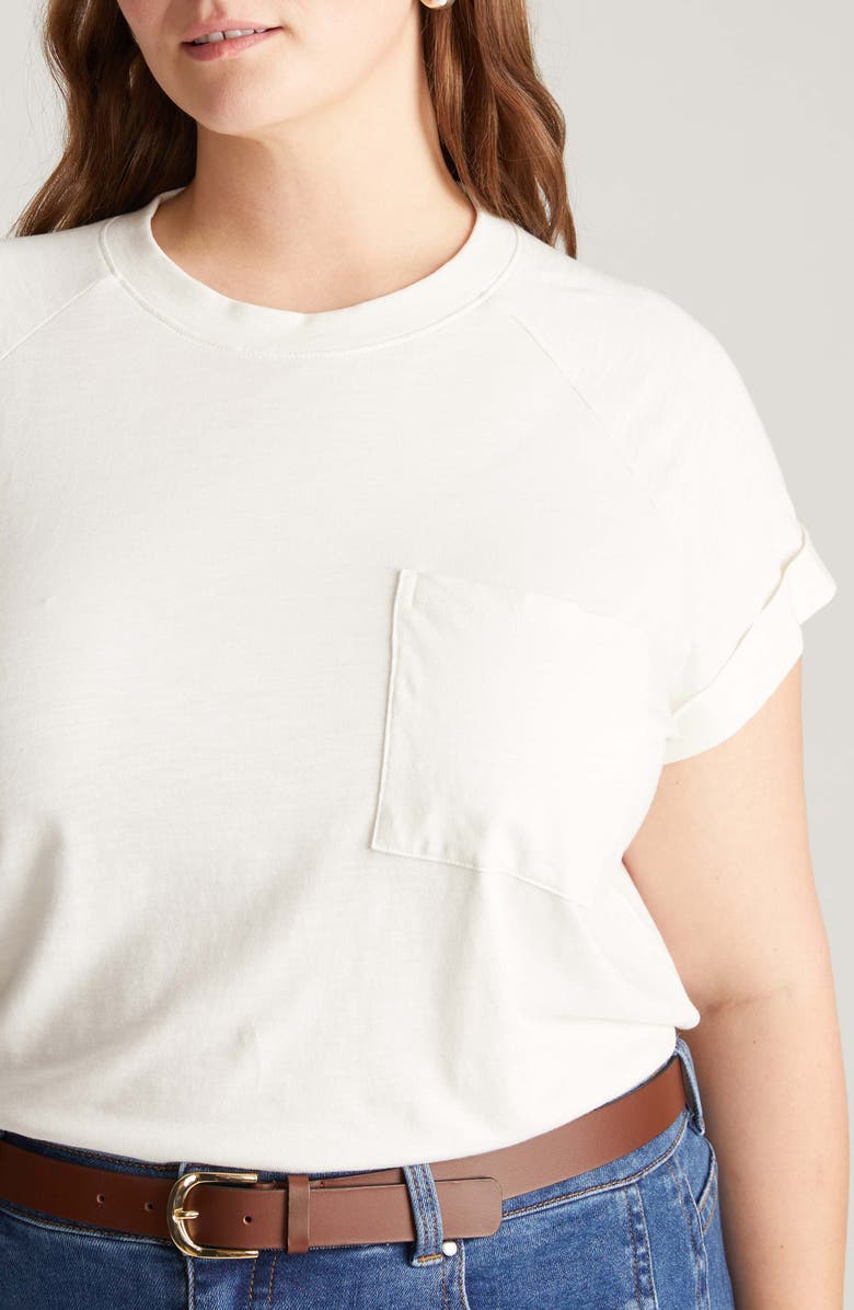 Universal Standard Light As Air Short Sleeve T-Shirt, Alternate, color, Vapor