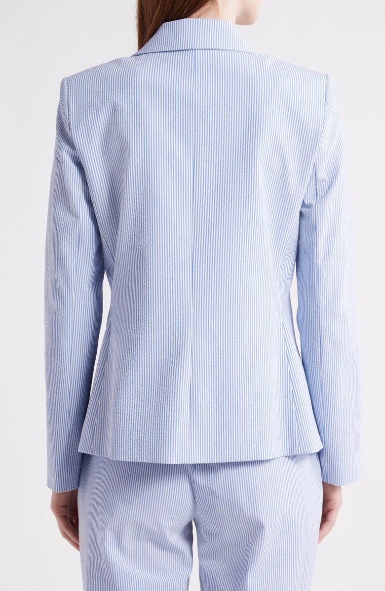 Tahari ASL Seersucker Jacket, Alternate, color,