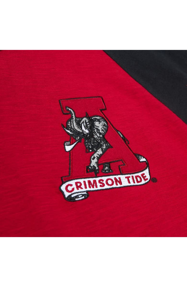 Mitchell & Ness Men's Mitchell & Ness Crimson Alabama Crimson Tide Legendary Slub Raglan Long Sleeve T-Shirt, Alternate, color,