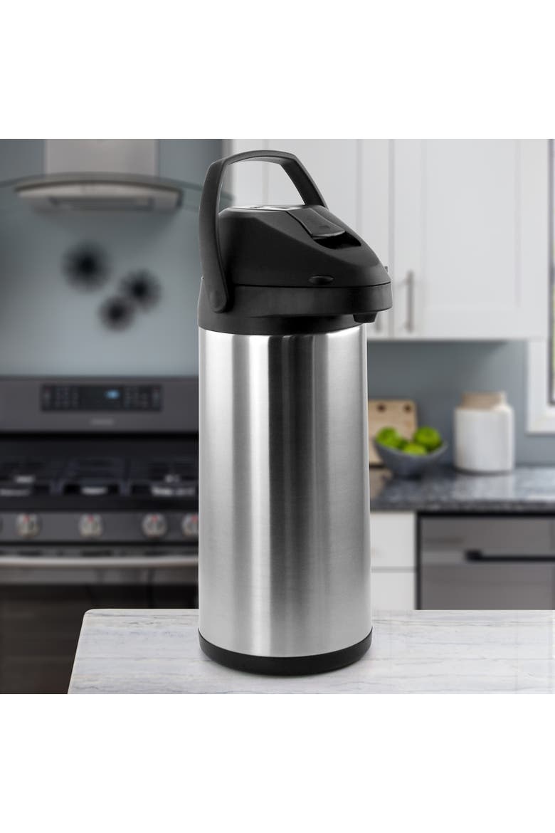 5L Stainless Steel Airpot Hot Water Dispenser, Alternate, color, Silver