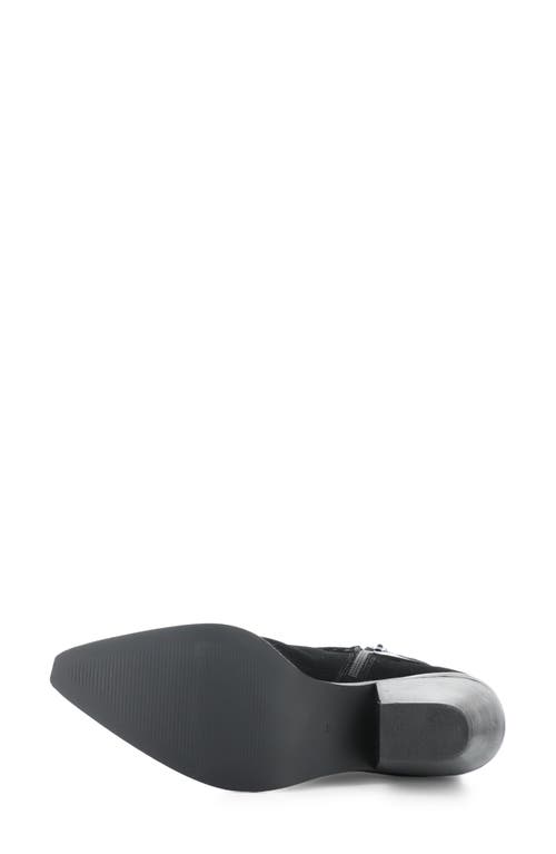 Bos. & Co. Tartan Bootie In Black Suede