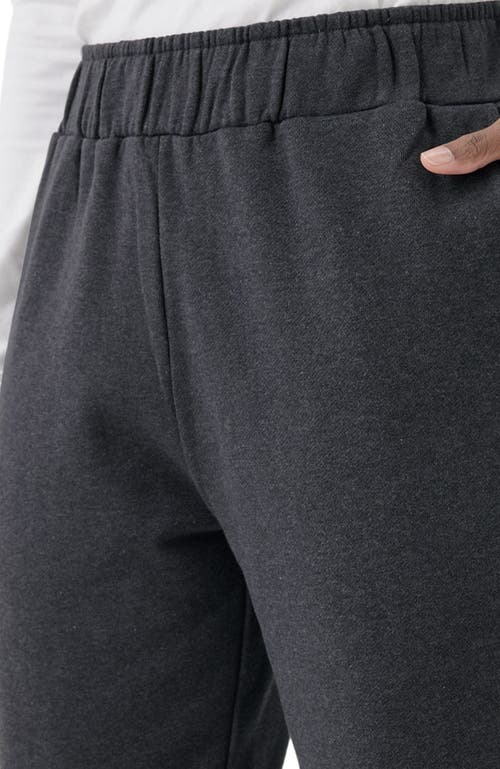 Pact Organic Brushed Fleece Sweatpant In Gray