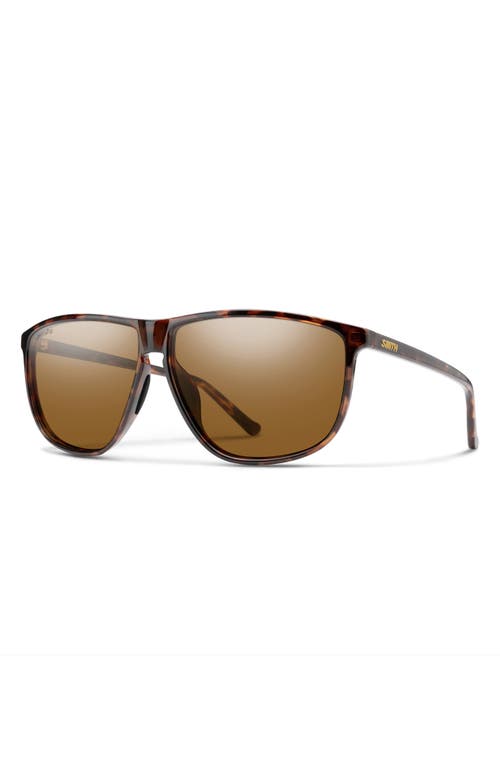 Smith Mono Lake 63mm Chromapop™ Polarized Sunglasses In Tortoise/chromapop Brown