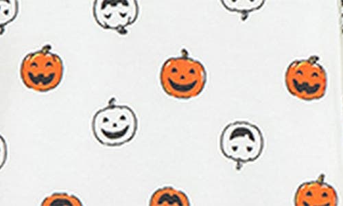 Little Me Pumpkin Footie & Hat Set In Multi