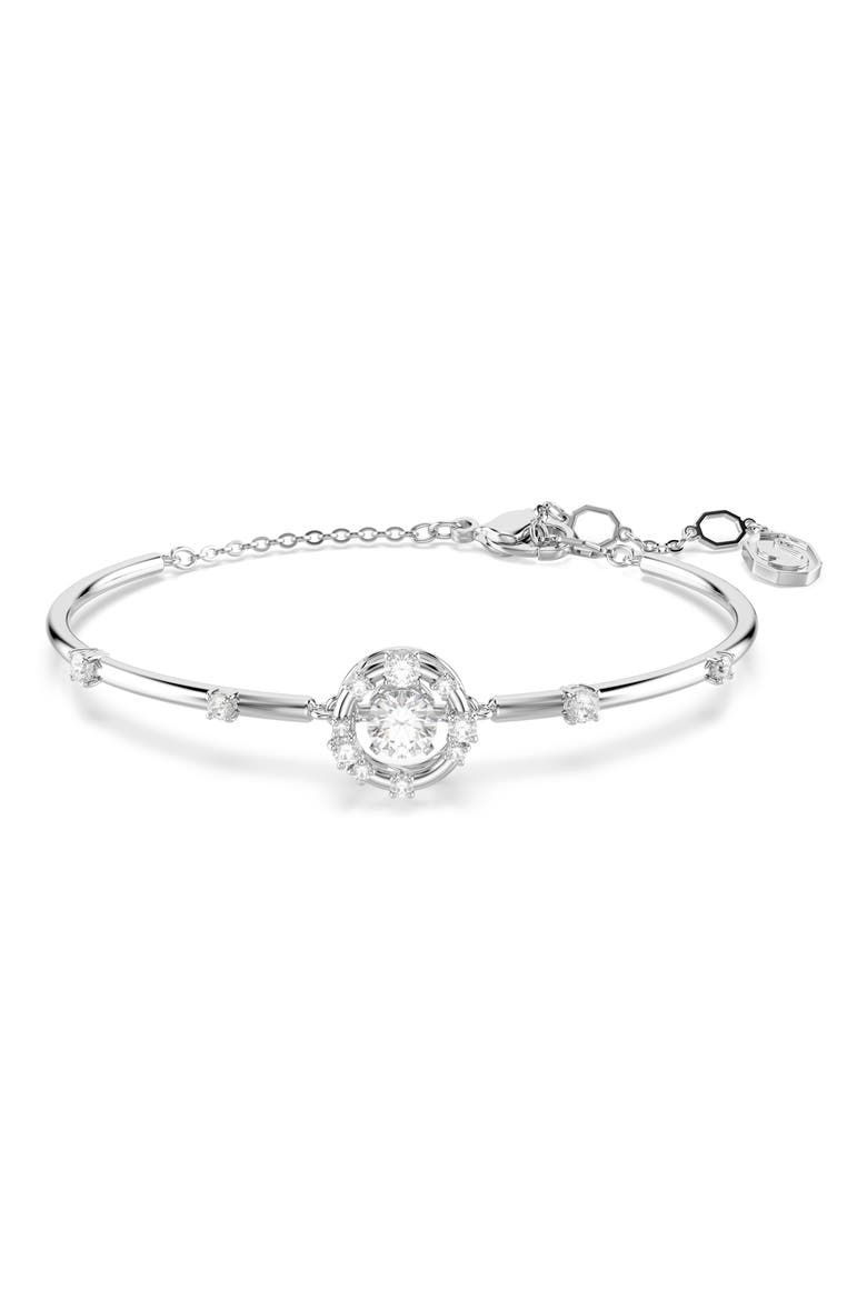 Constella Bangle Bracelet, Main, color, SILVER/ WHITE