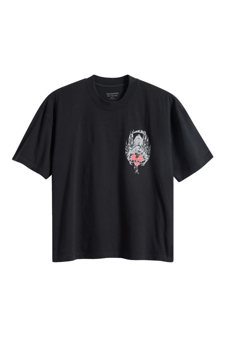 Scimitar Graphic Organic Cotton T-Shirt, Alternate, color, WASHED BLACK
