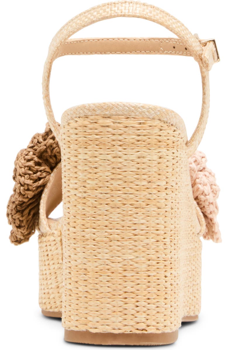 Madden Girl <p>Shoree Raffia Wedge Sandal (Women)</p>, Alternate, color, Natural Multi