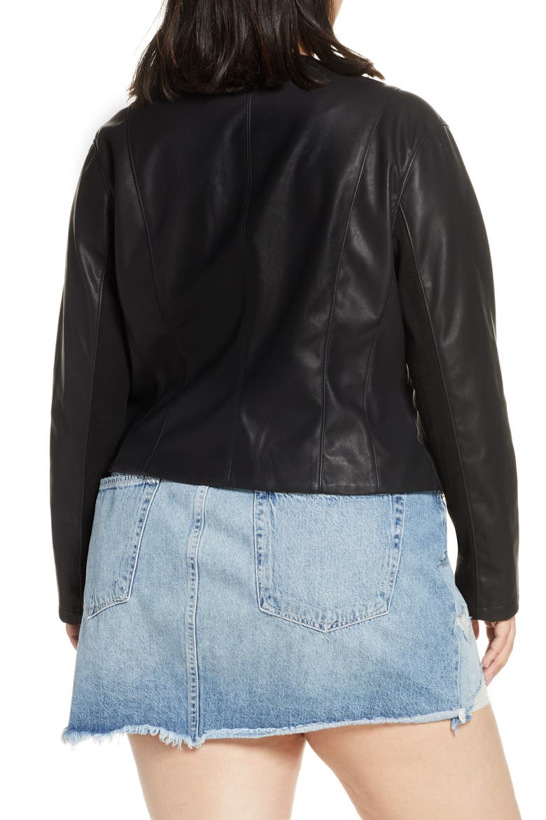 RECORD BREAKER COLLARLESS MOTO, Alternate, color, MOONLIGHTING/ BLACK