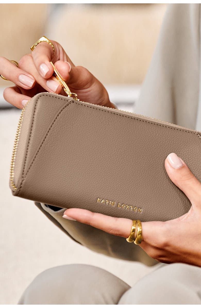 Katie Loxton Hana Wallet, Alternate, color, Mocha