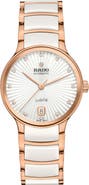 RADO Centrix Diamond Ceramic Bracelet Watch, 35mm
