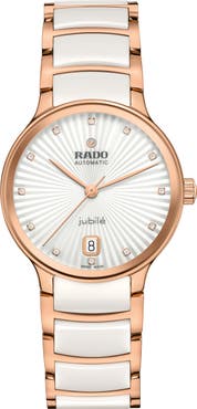 RADO Centrix Diamond Ceramic Bracelet Watch, 35mm