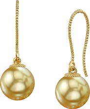 The Pearl Source Golden South Sea Pearl Cindy Earrings