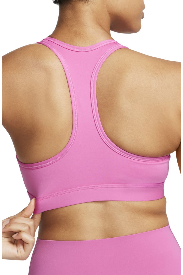 Dri-FIT Swoosh Medium Support Padded Sports Bra, Alternate, color, 675 PLAYFUL PINK/ WHITE