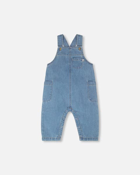 Sleeveless One-Piece Chambray Overall (Baby)