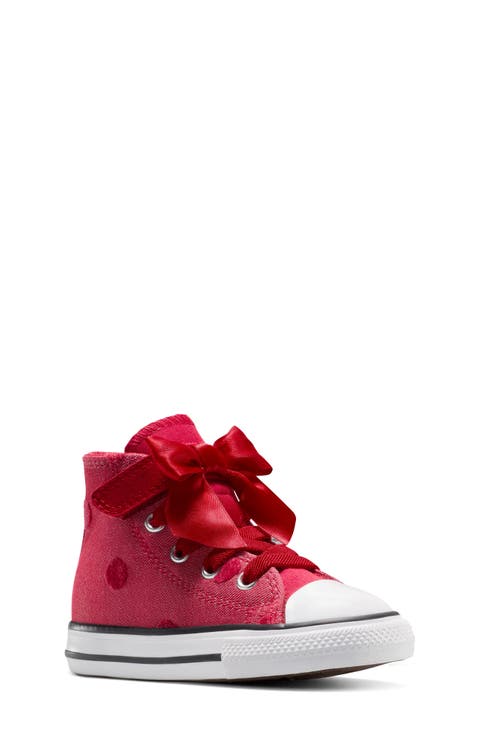 Kids' Chuck Taylor All Star Bow Easy On Canvas High Top Sneaker (Toddler & Big Kid)