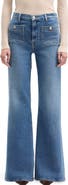 7 For All Mankind Modern Dojo Tailorless High Waist Flare Jeans