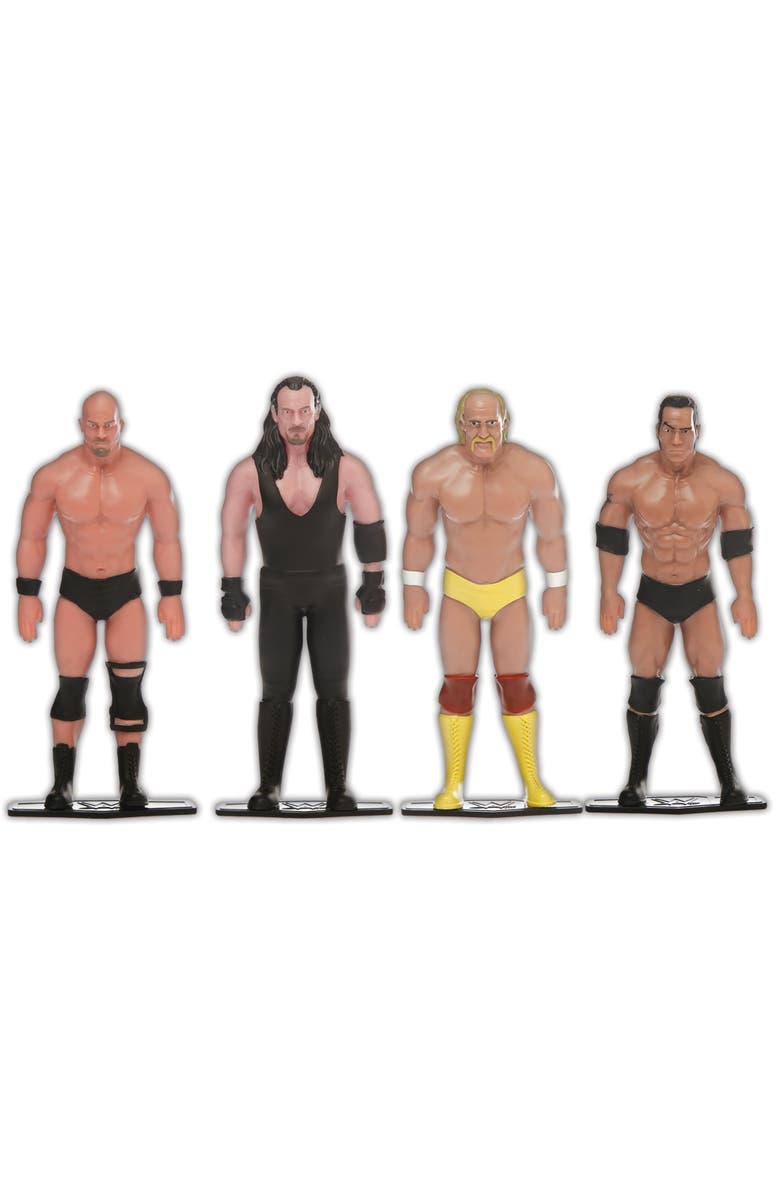 FleXfigs Wwe Legends 4 Character Pack 3+, Main, color,