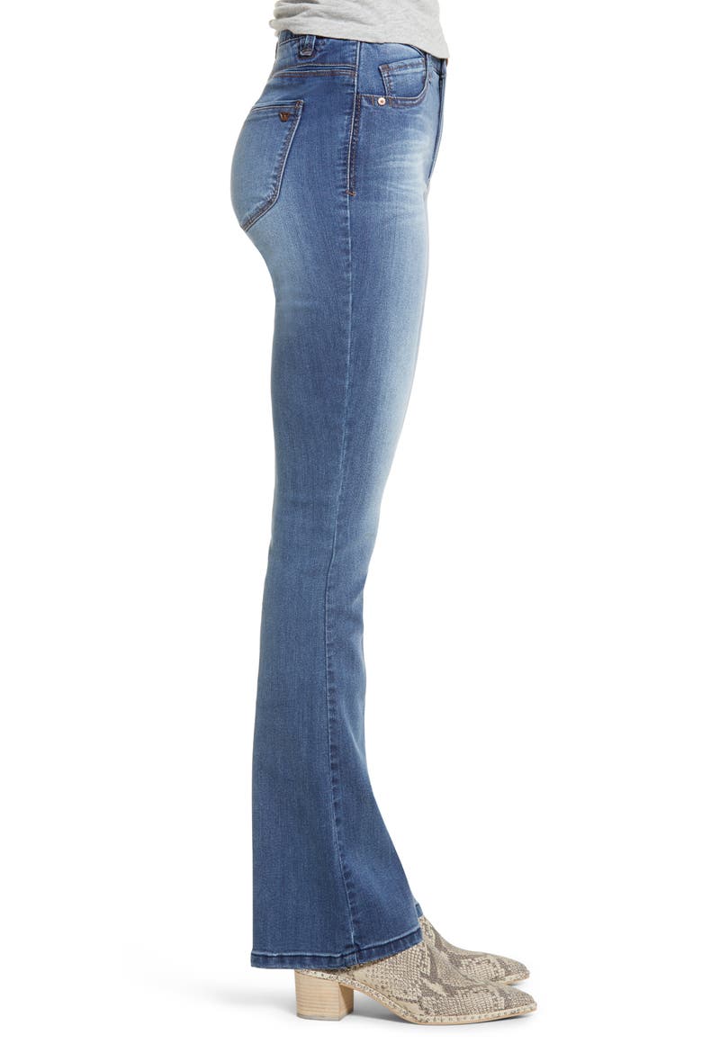 'Ab'Solution High Waist Itty Bitty Bootcut Jeans (Nordstrom Exclusive), Alternate, color, BLUE