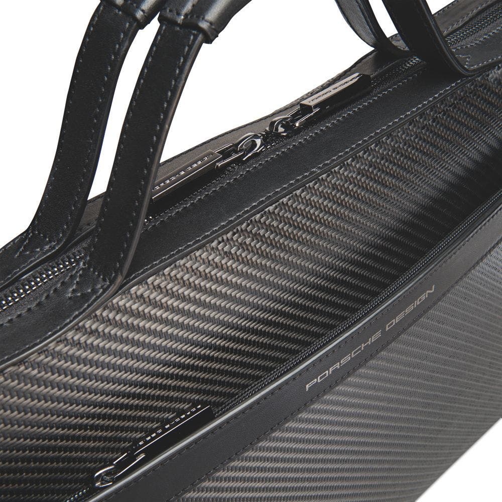 Porsche Design Carbon Briefcase S, Alternate, color, Black